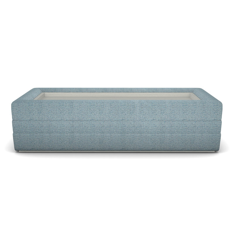 Boyden Bumper With Wood Tray, Casa Blanca, Tuck Cobalt