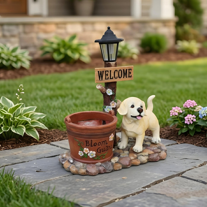 Statue de jardin Labrador