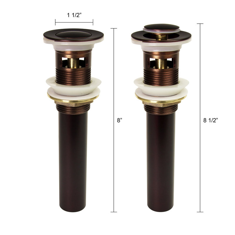2.32'' W Pop-Up Yes, Oil Rubbed Bronze