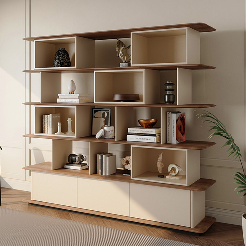 Modern simple and luxurious bookcase
