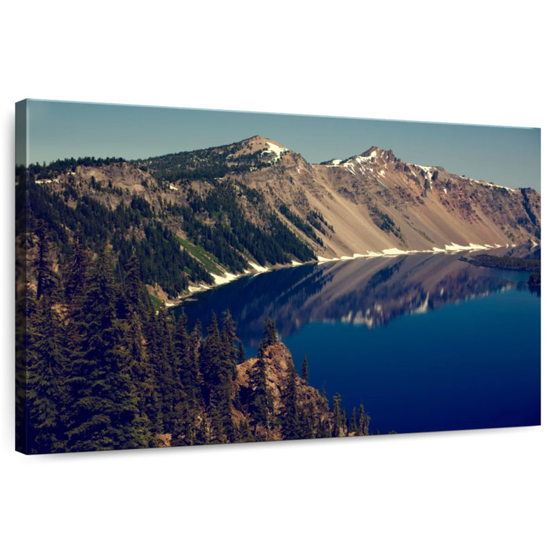 Lac de cratère d'Alvord, Oregon, H 8 po x l 12 po