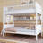 Bunk Bed With 3 Storage Shelves Between Top And Bottom-22736589