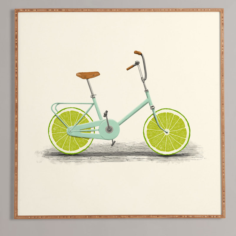 «Acid» par Florent Bodart - Reproduction d'art graphique sur bois encadrée, H 12 po x l 12 po x P 1 po