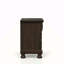 Table de chevet 2 tiroirs cerisier foncé
