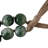 Resin Bead Strand with Tassels - Modern Boho Decorative Accent Featuring Sleek Resin Design and Contemporary Trendy Style for Versatile Statement Displays-1540992629