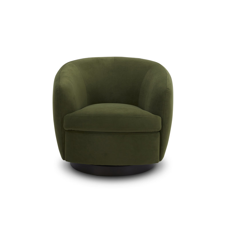 Joss & Main Marcy Upholstered Swivel Barrel Chair & Reviews | Wayfair