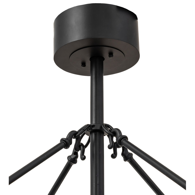 Ceiling Fan, Solar Black, 16, Amber