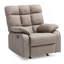 Fauteuil inclinable contemporain gris-58301791