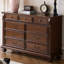 Armoire d'appoint en noyer massif