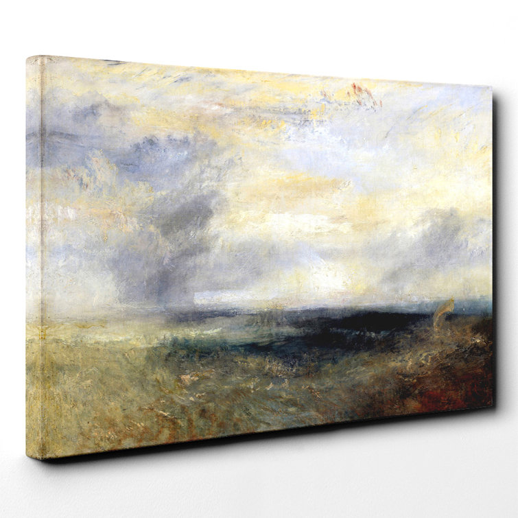 Margate from the Sea' by J.M.W. Turner Painting Print on Canvas