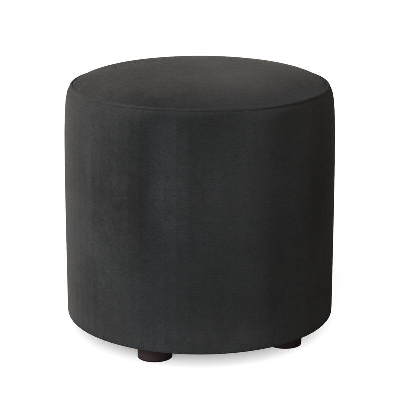 Pisa Round Ottoman, Akiko Graphite Performance 5534-011