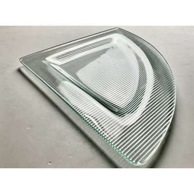 1 Piece Corner Glass Corner Shelf