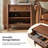 Hoai Transitional 26"W Fluted 1-Drawer Solid End Tables with Built-In Charging Station Set of 2-1861058589