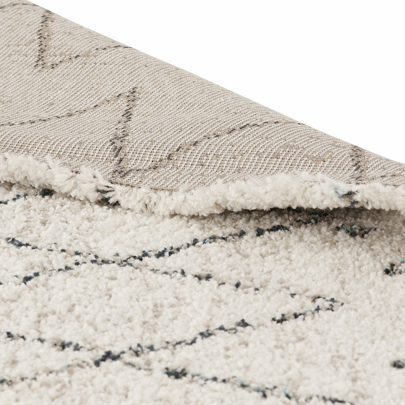 Albers Geometric Shag Area Rug, Rectangle 120 x 170cm