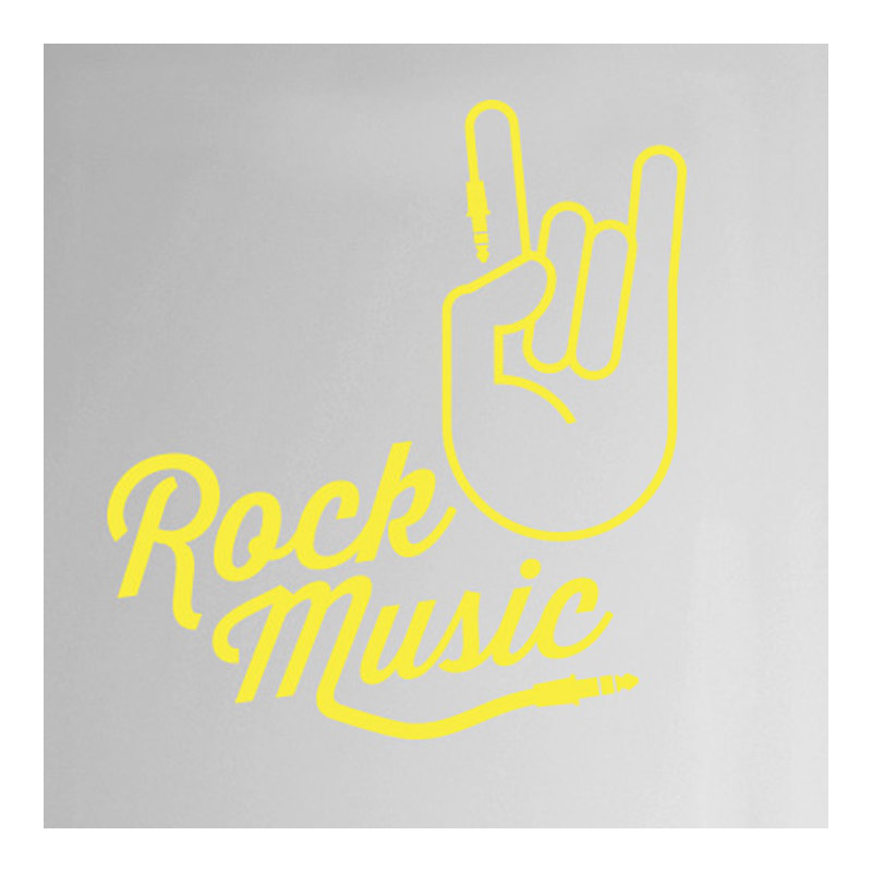 Wall Decal, Bright Yellow