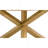 Kasem Oak Finish Round Dining Table
