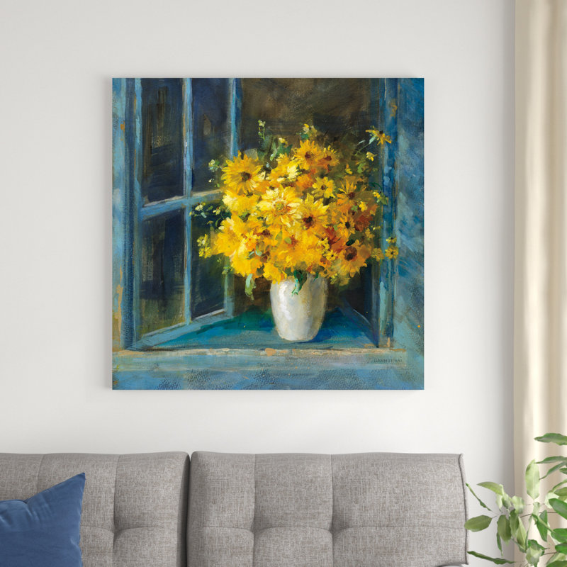 " Sunny Windowsill ", 36" H x 36" W x 1.25" D