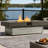 Dorecv Rectangle Steel Propane Smokeless Outdoor Fire Pit Table 