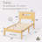 Solid Wood, Metal & Bamboo Iron 14" Heavy Duty Platform Bed Frame Twin | 40" High Headboard | Noise-Free Silent Design | Eco-Friendly Clear Varnish Zero Formaldehyde | Space-Saving, No Box Spring Needed for Kids/Teens/Students (Dorms/Small Apartments)-651781918-670962500