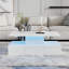 Pedestal Coffee Table with Storage-1228329216