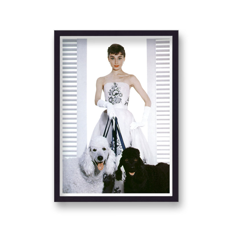 Audrey Hepburn Publicity Shot Sabrina 2 - Single Picture Frame Print