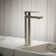 Parallel Tall Single-Handle Bathroom Sink Faucet, Single-Hole Faucet with Pop-Up Drain, 0.5 GPM