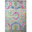 Tapis multicolore à motif floral et géométrique moderne lavable à la machine-119075582