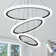 Xaiver 3 - Light Dimmable LED Round / Oval Chandelier