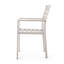 Ensemble de 2 chaises d'extérieur Niko, conception à lattes ouvertes, métal, finition argentée