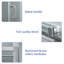 60"-60.8“ W X 72" H Sliding Framed Shower Door Tempered Glass, Brushed Nickle Stainless Steel Accessorise-69966369