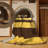 Machine Washable Horizontal Stripes Brown Area Rug