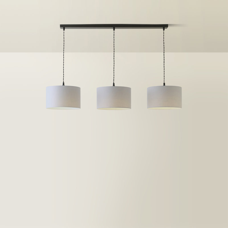 Albeiro 3 - Light Pendant, Grey, Matte Black
