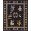 Tapis noué antique chinois - tibétain