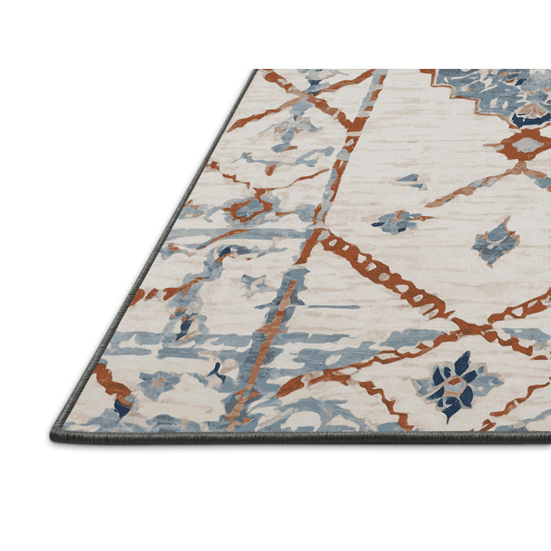 Tapis gris soyeux et moelleux, Rectangle 2 pi x 3 pi
