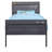 Egon Metal Bed, Cargo Container Style, Rectangular Headboard & Footboard-982543907-984533179