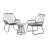 MILAN 3PC CHAT SET