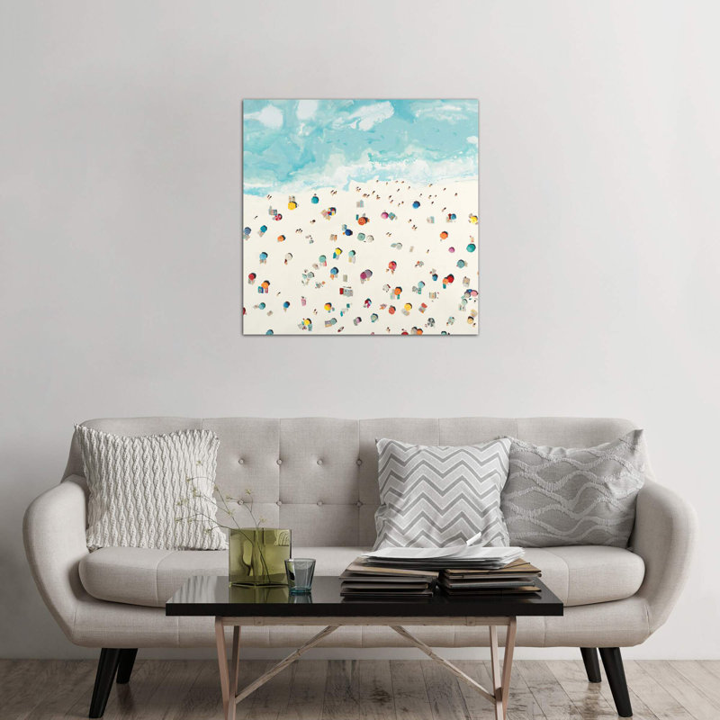 Beach Days by Randy Hibberd - Wrapped Canvas Gallery-Wrapped Canvas Giclée, 93.98 cm H x 93.98 cm W x 3.175 cm D