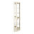 Corner Glass Cabinet Lighted Curio Cabinet Corner Display Case For Living Room, Curio Cabinet, Antique Collection, Wine,Bar Glass Storage Light Included-773993461