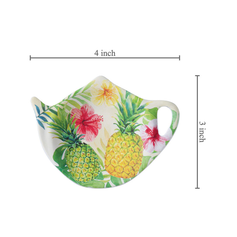Set of 8 Teabag Holder Pineapple