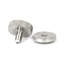Satin Brass Brompton Centre Door Knob (Plain)-111910071