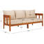 Owen Solid Teak Wood Outdoor Sofa