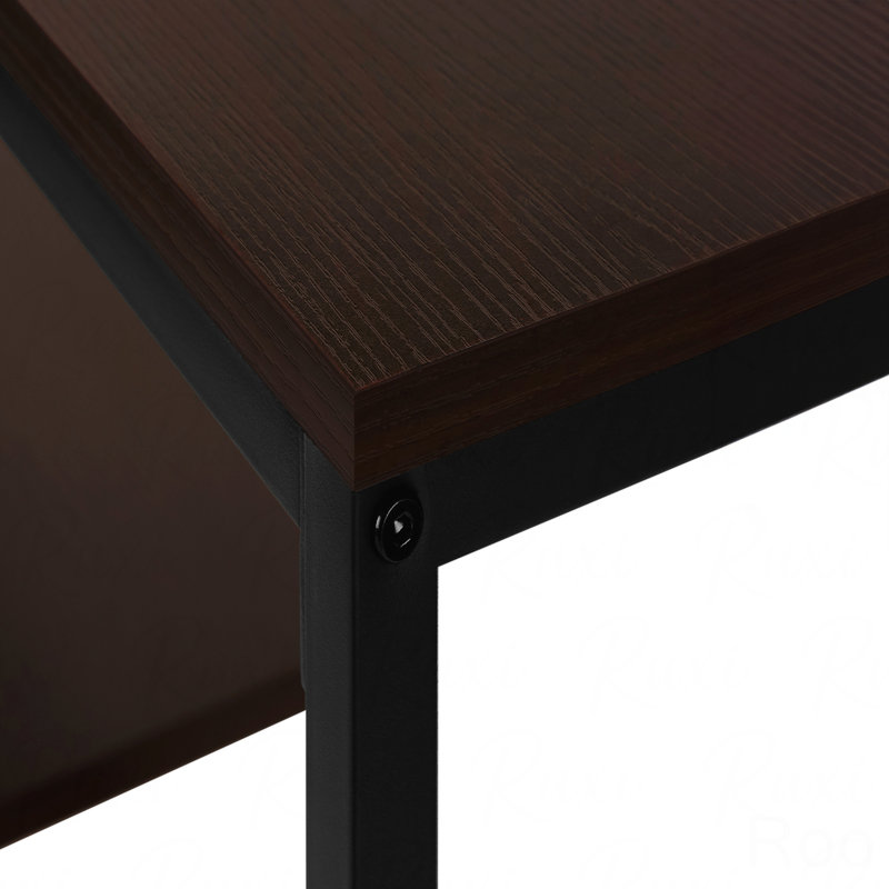 Table d'appoint, console de salon, table de vestibule, table d'appoint étroite avec structure en métal
