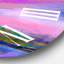 Mauve ciel abstrait paysage III - horloge murale moderne-59913892