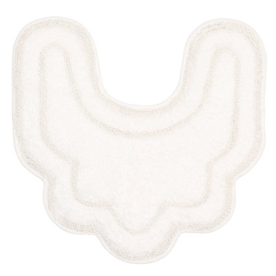 Dobrinka Bath Rug Plush 100% Cotton Mat, Unique Design, Absorbent, Quick Dry