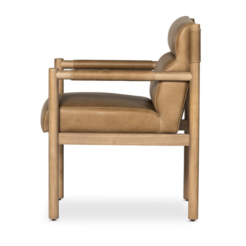 Kiano Dining Armchair, Palermo Drift Leather