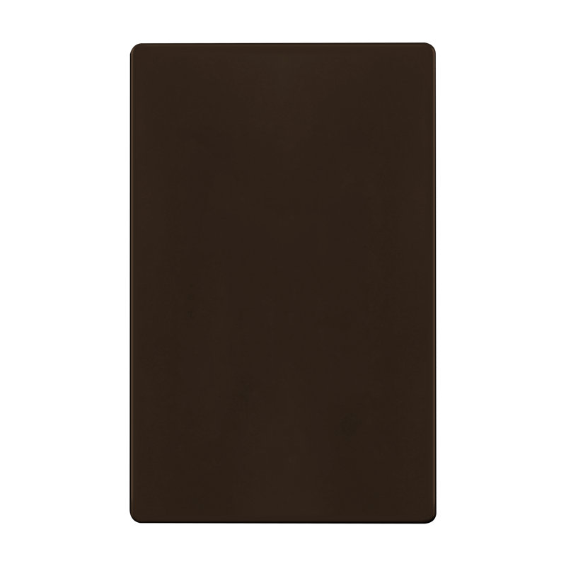 Enerlites Screwless Blank 1-Gang Wall Plate - Brown (20-Pack), Brown
