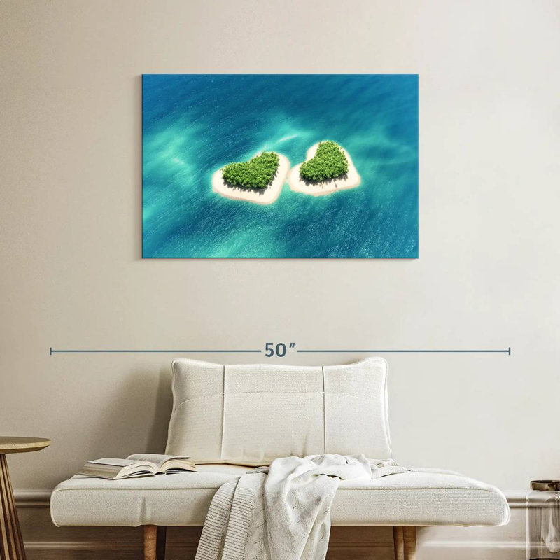 Gillard Island Hearts, H 24 po x l 36 po
