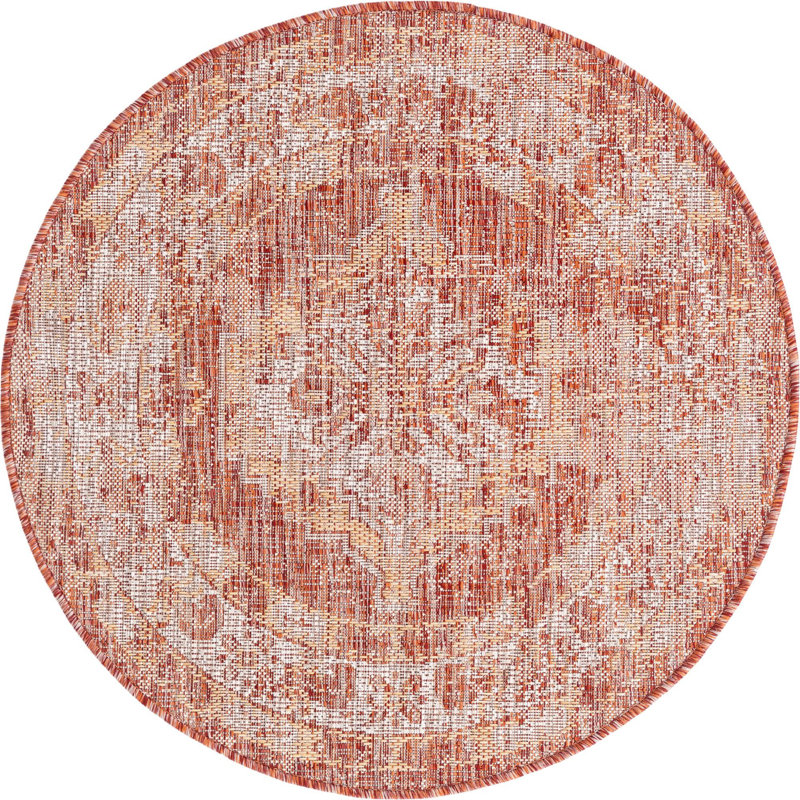 Susan Oriental Indoor / Outdoor Rug, Round 3'3"