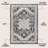 Lilith Vintage Medallion Black/Ivory Rug-220136749