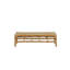 Vikesha Rectangular Bamboo Outdoor Coffee Table , 120cm cm W 70cm cm D